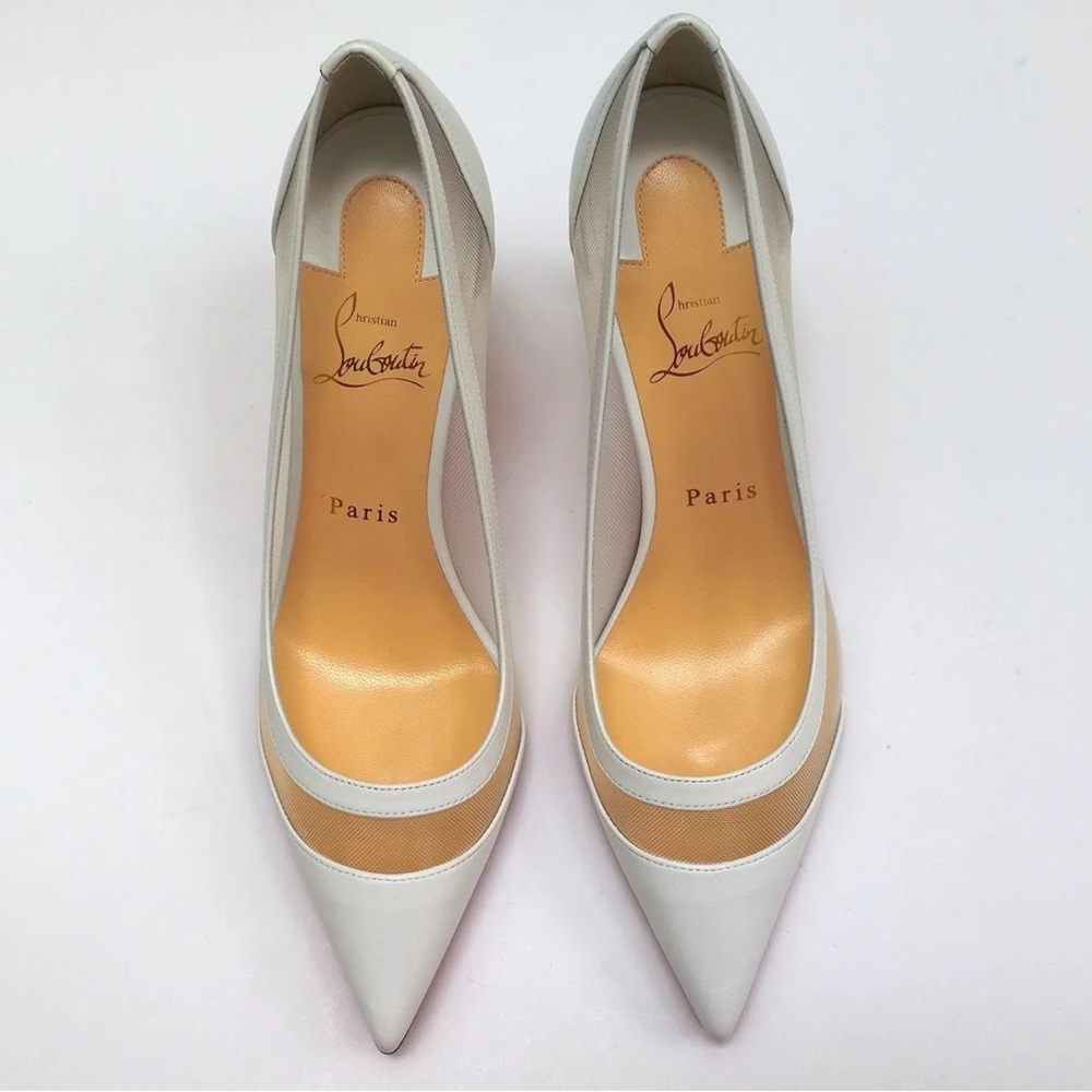 Christian Louboutin Elegant White Heels